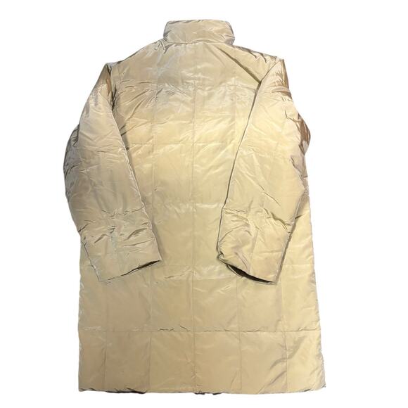 Weekend Max Mara Down Puffer Coat Women's 10 Coffee Tan Bronze Brown Reversibles - Picture 11 of 11